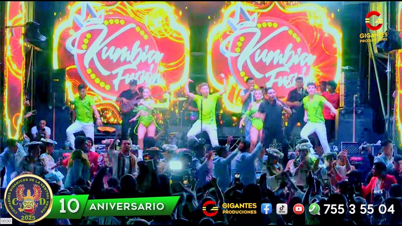 KUMBIA FUSIÓN EN VIVO  - 10° ANIVERSARIO COMPADRES DINAMICOS 2025