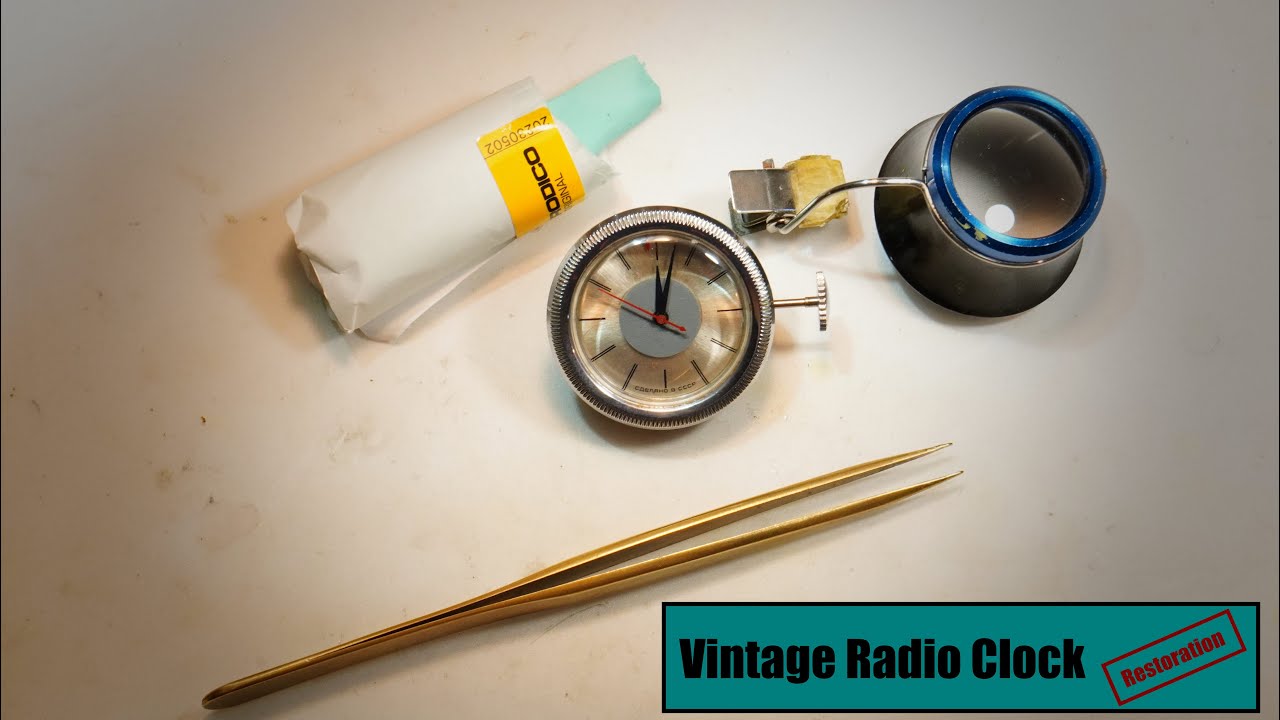 Vintage Radio Clock Restoration - Zim 2608