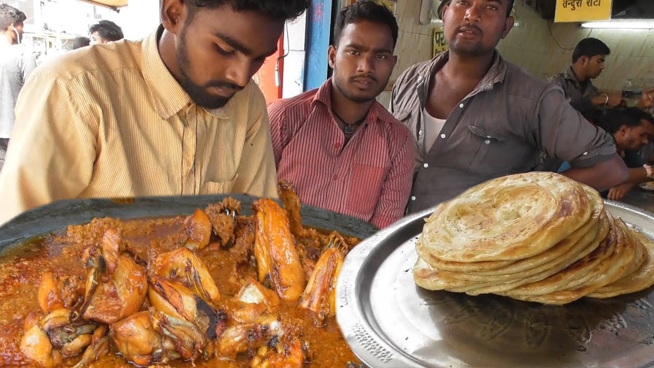 Famous Bombay Chicken Paratha in Ranchi - 1 Piece Chicken Chaap with 2 Paratha @ 60 rs