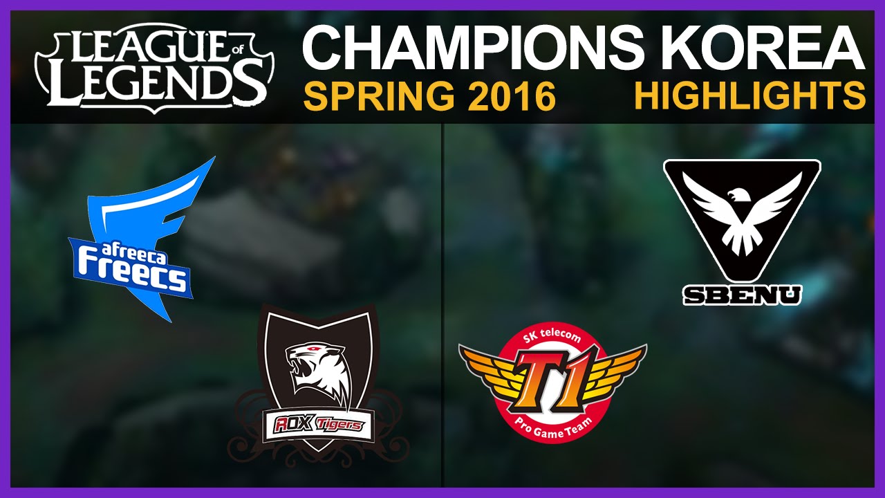[Highlights] AF vs ROX & SBENU vs SKT / W4D2 / LCK Spring 2016