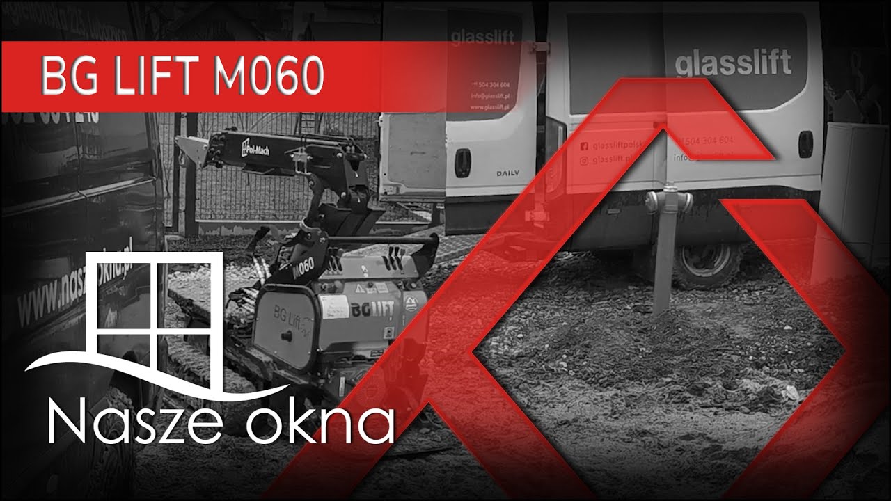 Szklenie żurawiem #14 | GLASSLIFT & NASZE OKNA | bardzo ciężki teren | BG Lift M060; VMG 350