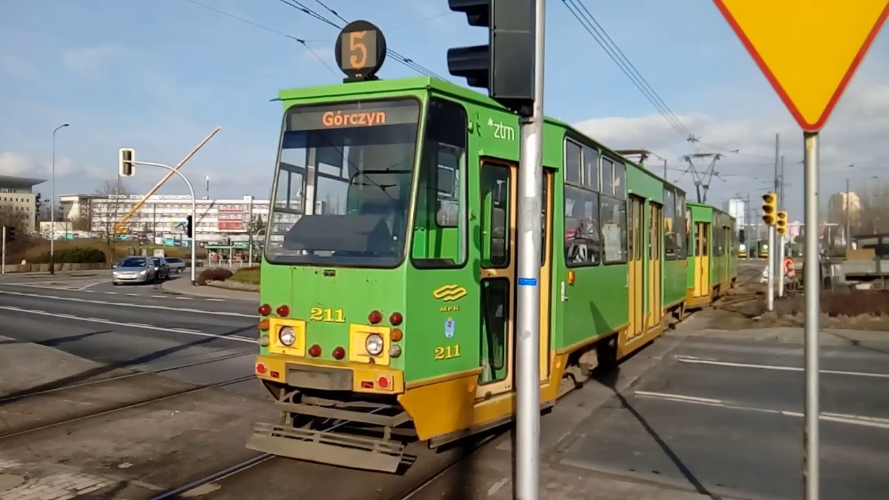 Tramwaje w Poznaniu.Zima 2018/2019.