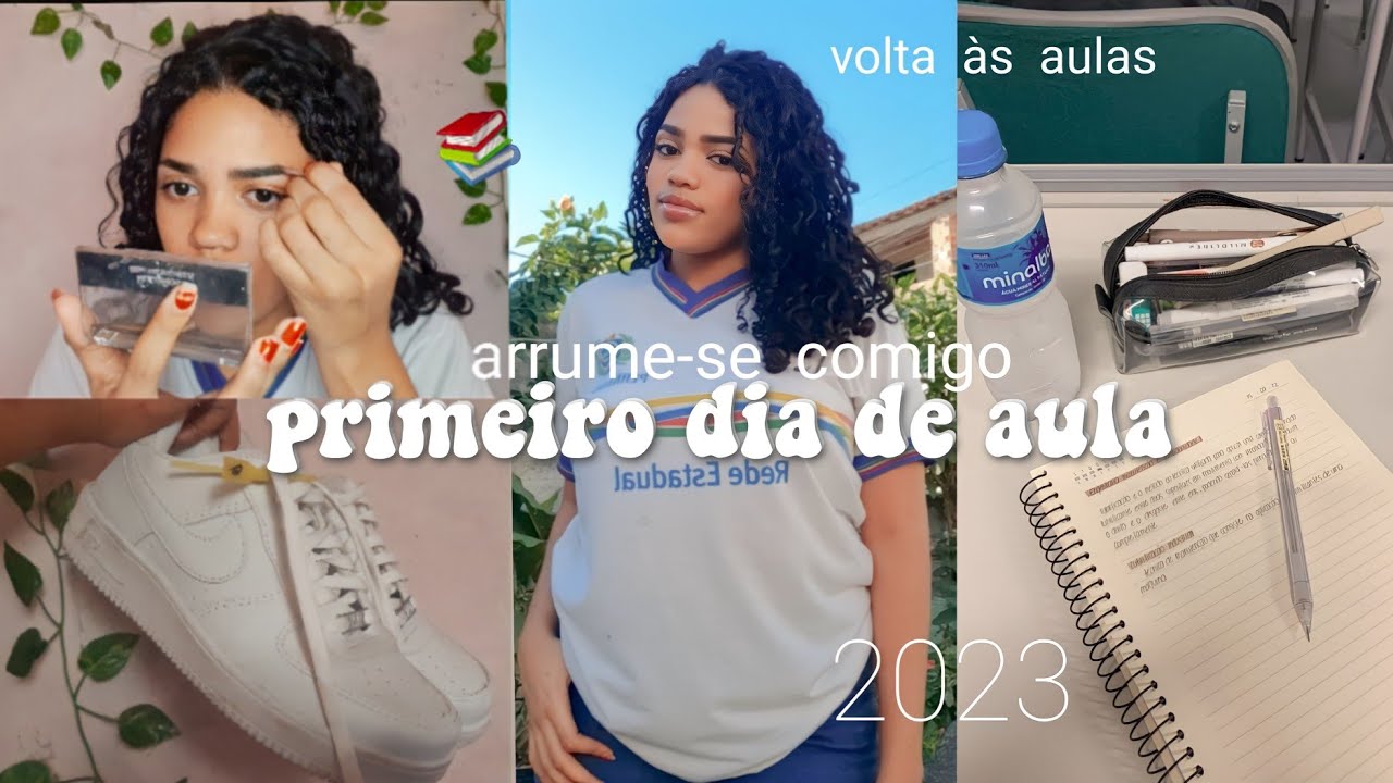primeiro dia de aula 2023 | arrume-se comigo para o volta às aulas 📚
