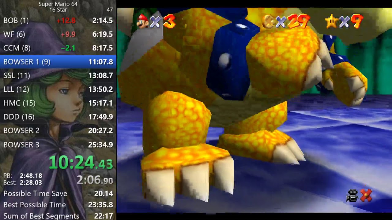 SM64 16 Star PB  (23:28)