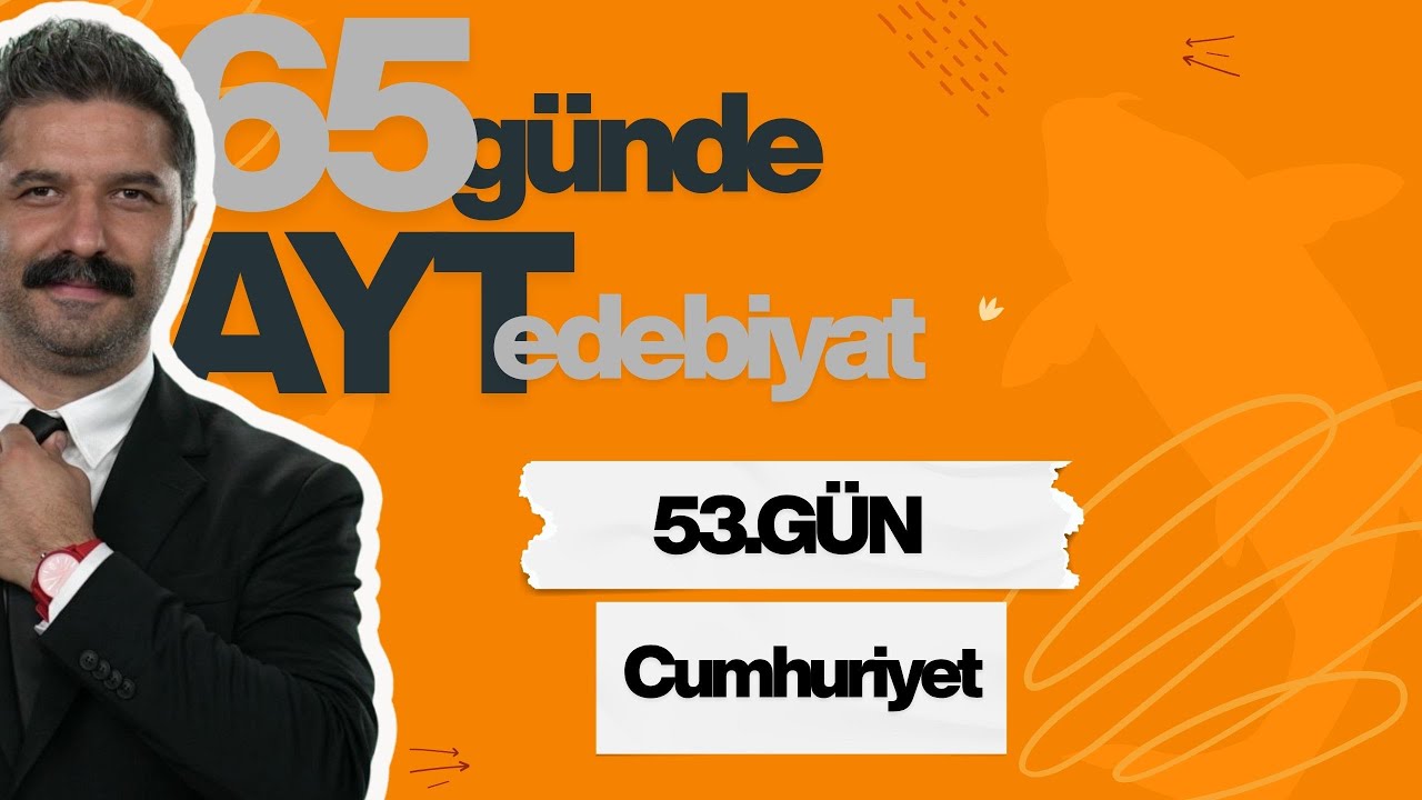 53.GÜN | Modern Postmodern Roman | 65 Günde AYT Edebiyat Kampı