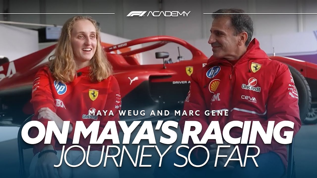 Maya Weug Dissects Her Racing Journey So Far With Ferrari's Marc Gene | F1 Academy