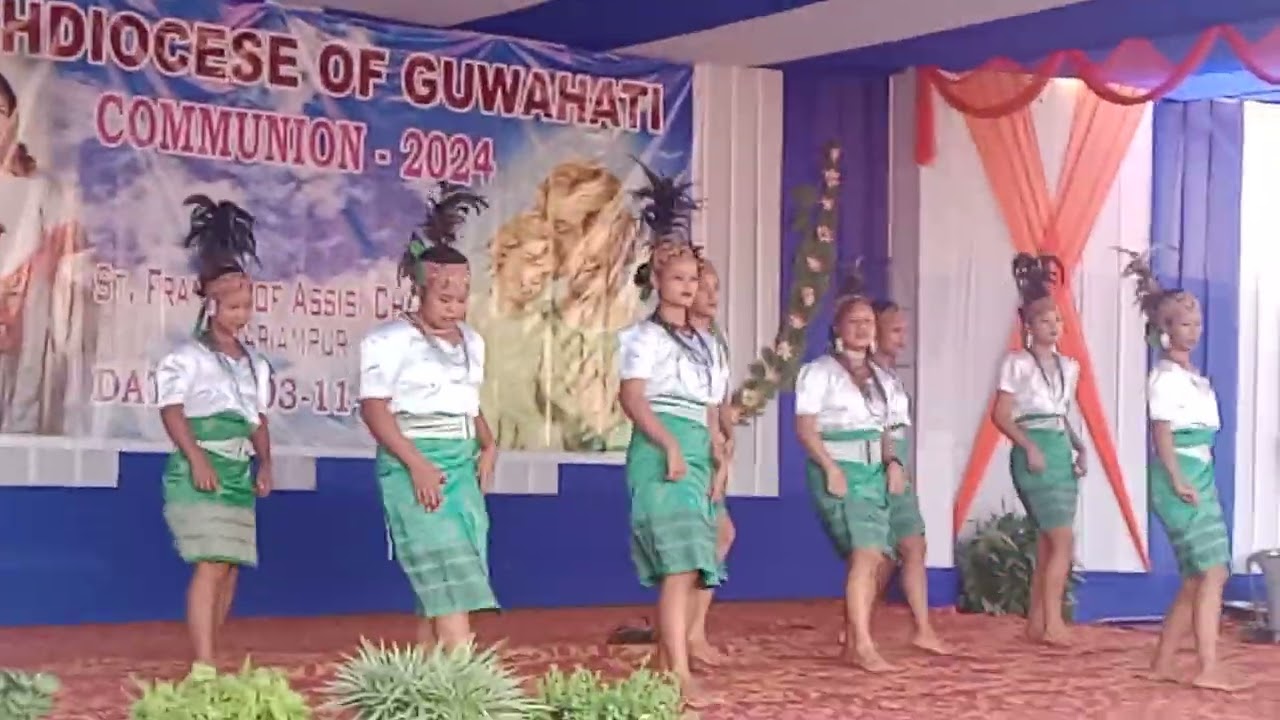 Youths Garo dance #lifeisbutadream // at Mariampur Assam//