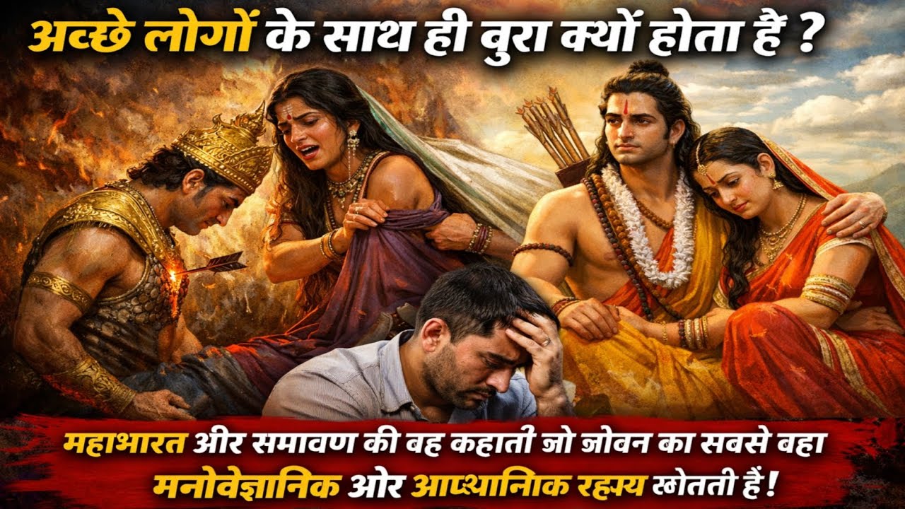 अच्छे लोगों के साथ ही बुरा क्यों होता है? | Ramayana & Mahabharata Life Mystery Explained 😱