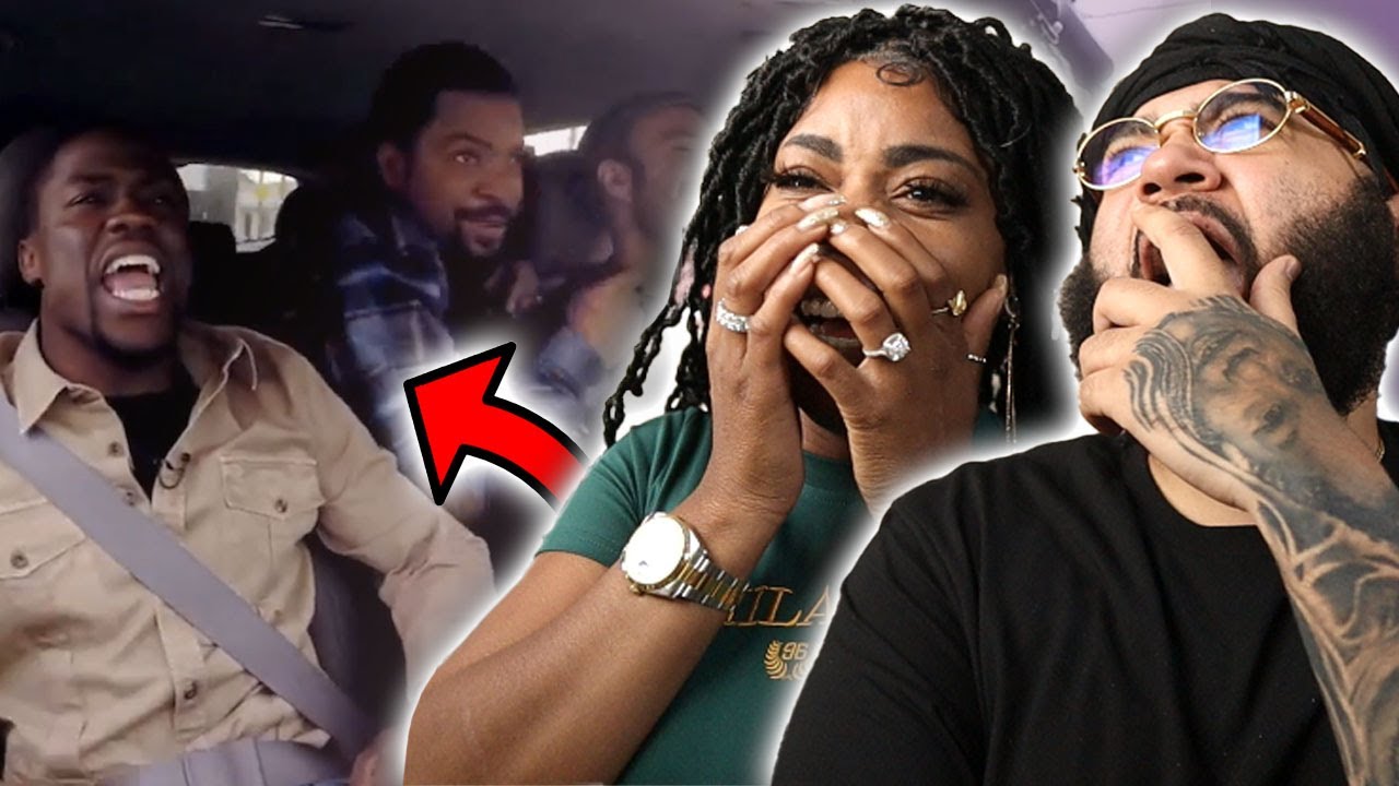 Ice Cube, Kevin Hart, And Conan Share A Lyft Car - CONAN IN THE HOOD- BLACK COUPLE REACTS