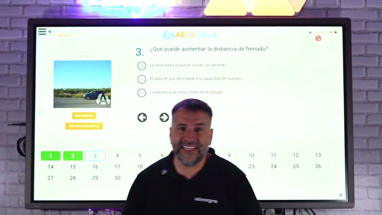 Cómo leer un test de examen de la autoescuela y no fallar🚗(Clase real en directo)🤜🤛