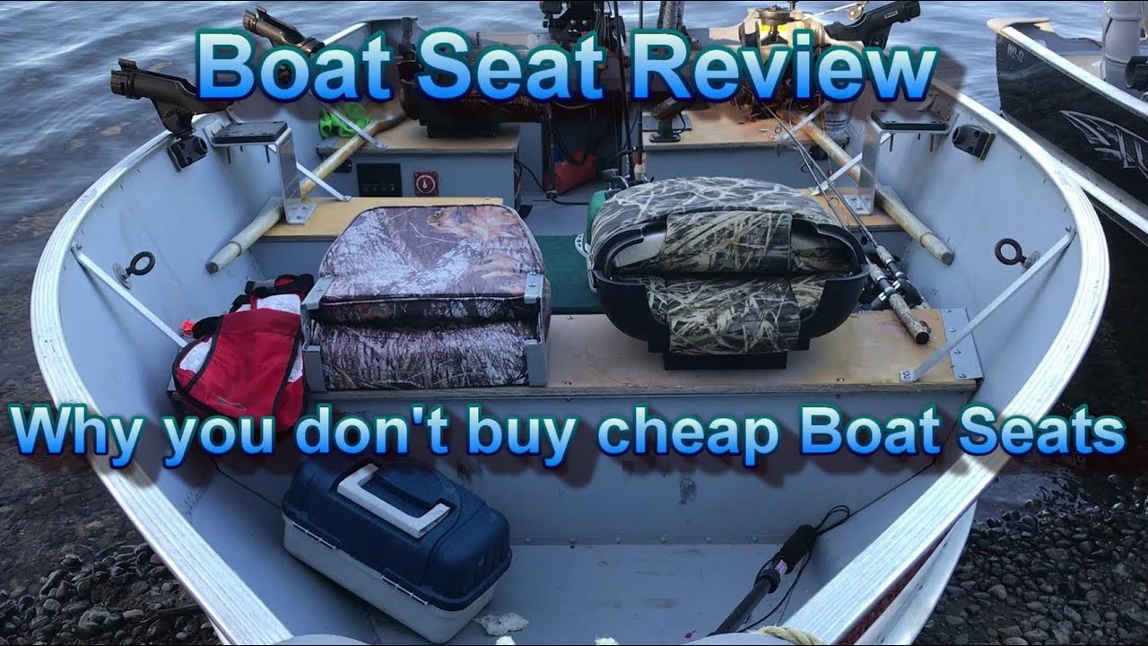 Boat seat review.  Why you don't buy cheap Boat seats
