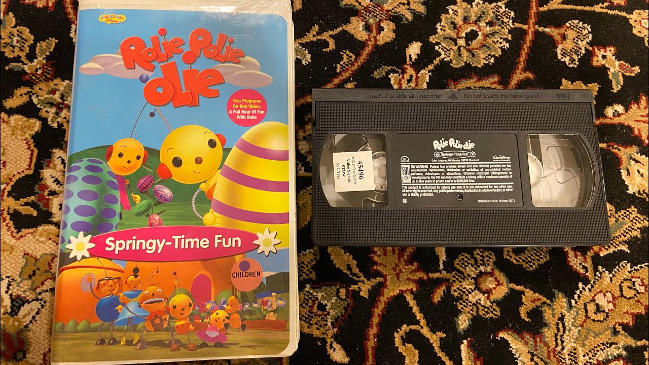 Rolie Polie Olie: Springy-Time Fun EXTREMELY RARE 2004 VHS
