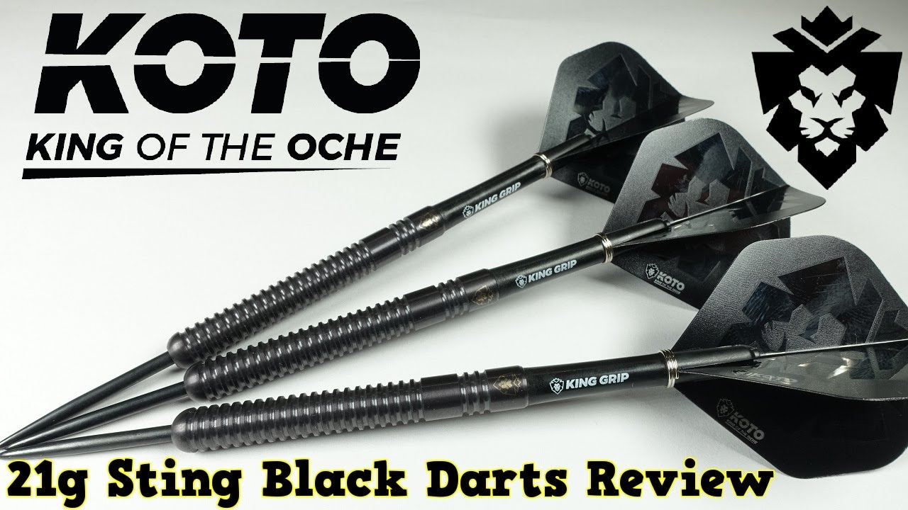 King of The Oche STING BLACK  21g Darts Review - Dartshopper