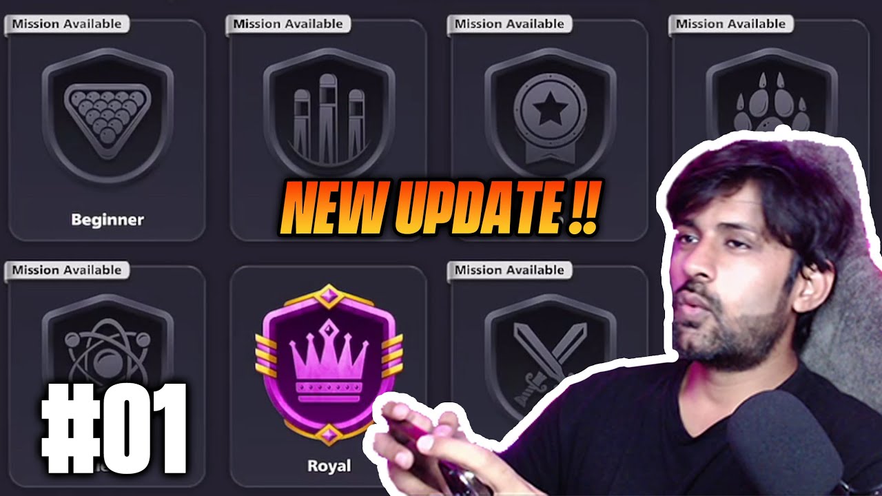 8 Ball Pool NEW UPDATE - Cue Collection Missions #1 - Beginner Badge Completed GamingWithK