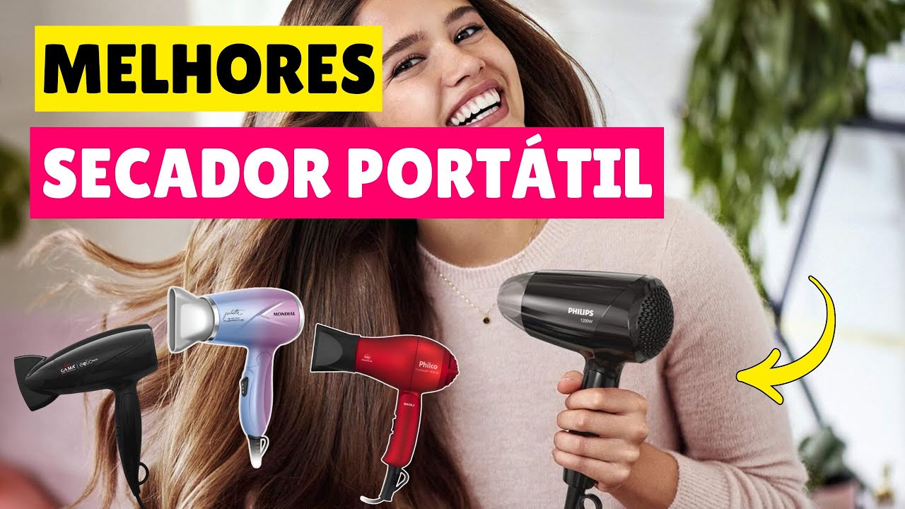 Melhores SECADOR PORTÁTIL | Secador Travel | Secador para viagem | Qual melhor secador bivolt?