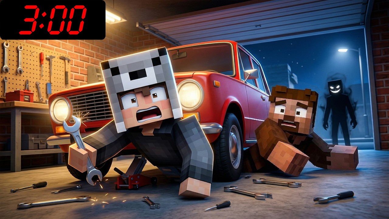 NEDEN Gece 3'te ARABA TAMİRCİSİ OLDUK? - Minecraft