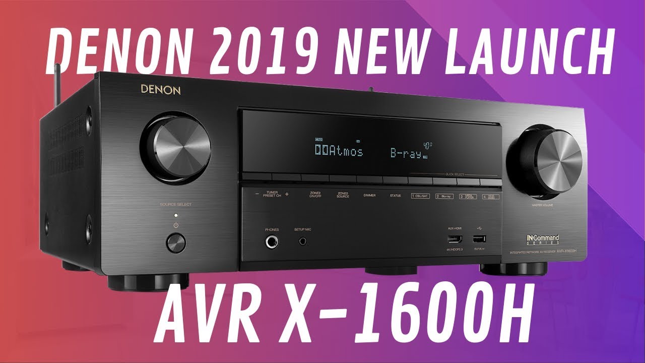 Denon AVR X1600H 4K Ultra HD AV Receiver  - Quick Look India