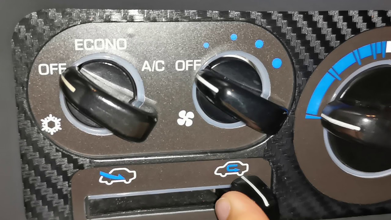 Mitsubishi Montero funcionamiento del ac y calefacción