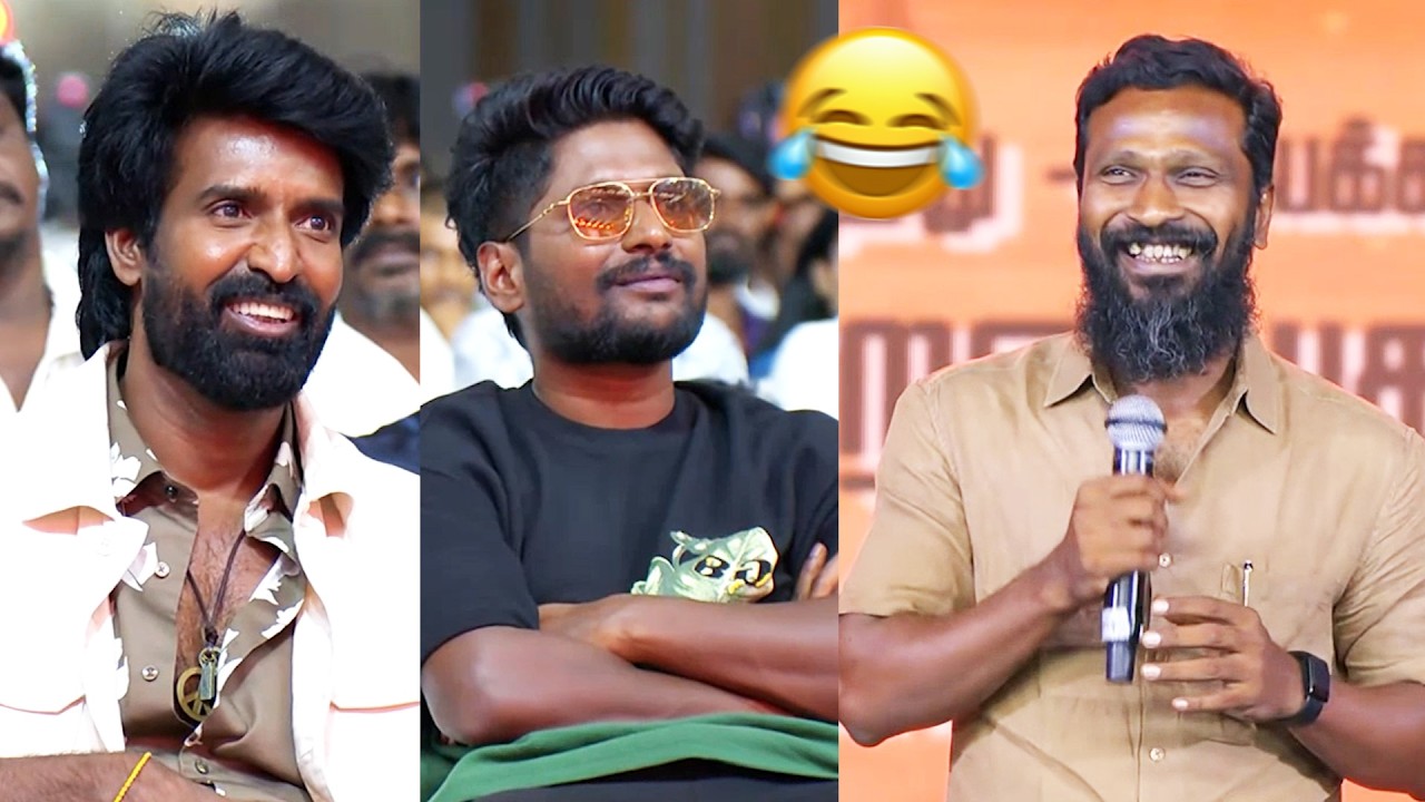 Director Vetrimaaran Hilarious Speech At Mandaadi Audio Launch Event | Suhas | Soori | Today Stars