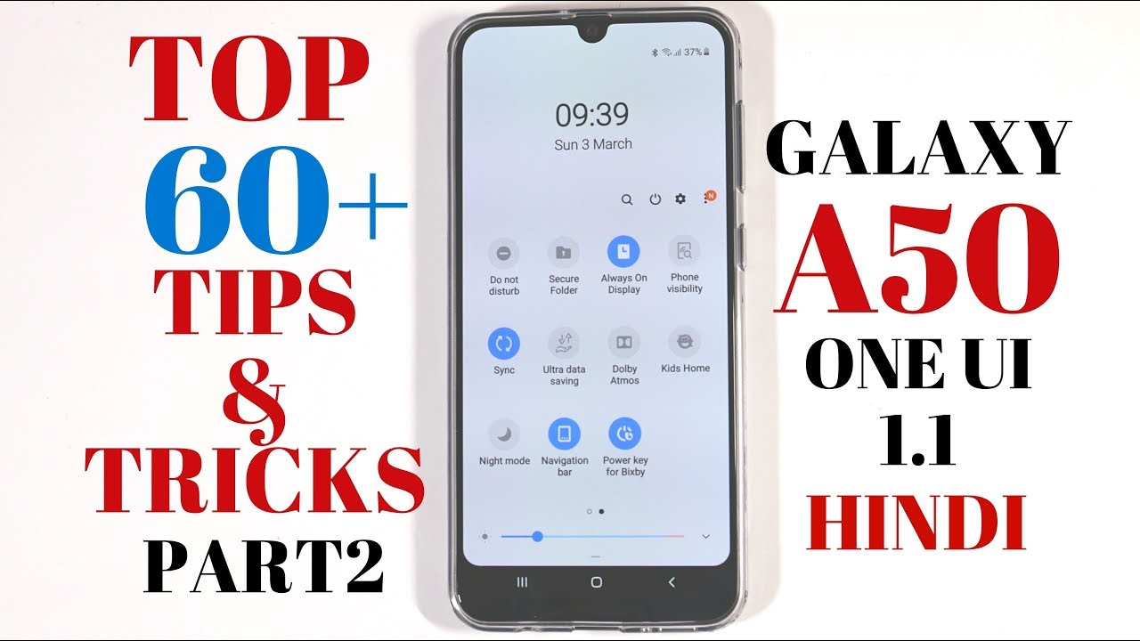 Samsung galaxy A50 Tips and Tricks part 2 | Top 60+ Best features of Samsung Galaxy a50 |Hindi|