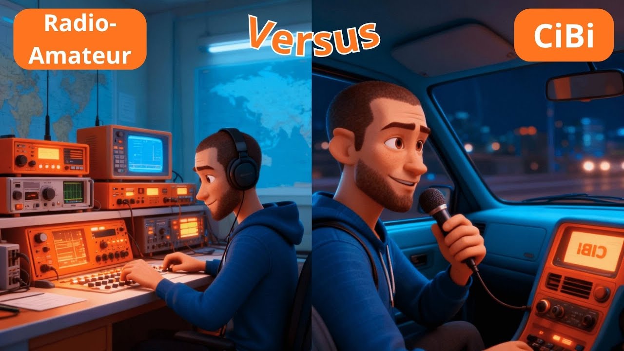 Cibi vs Radioamateur : deux mondes, une m&ecirc;me passion des ondes !