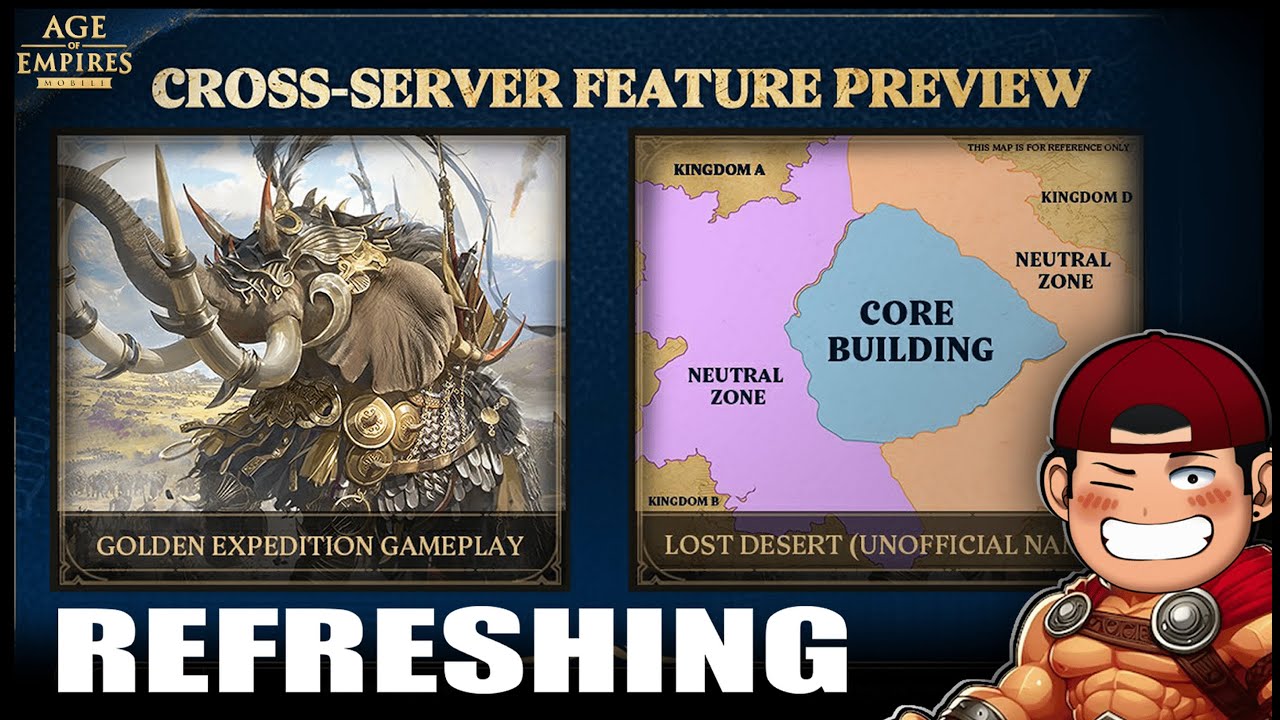 AOEM: New Hot Cross Server Feature Preview in Age of Empires Mobile #ageofempiresmobile #aoemobile