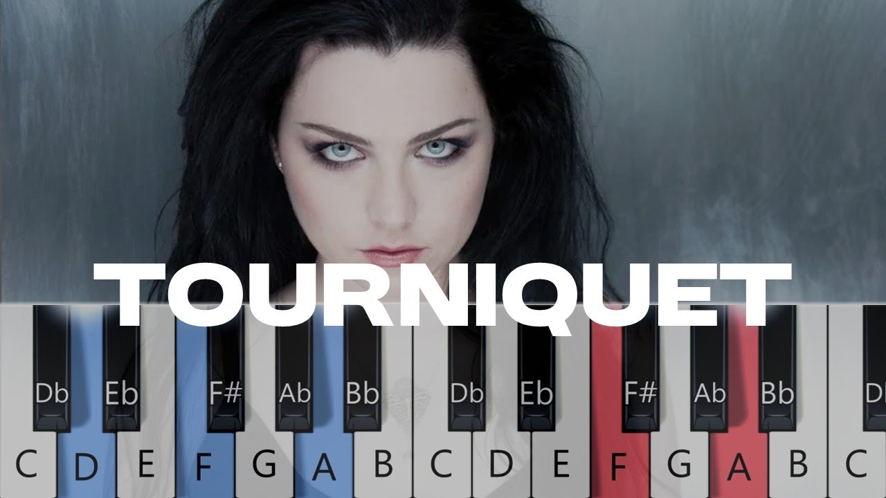 Evanescence - Tourniquet (FULL Piano Tutorial)