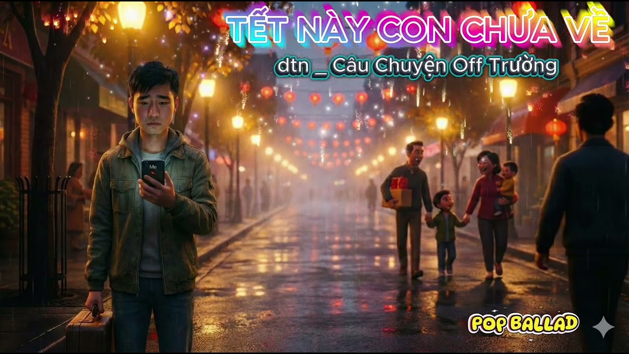 TẾT NÀY CON CHƯA VỀ | Pop Ballad Buồn Cho Người Con Xa Quê | dtn_Câu Chuyện Off Trường