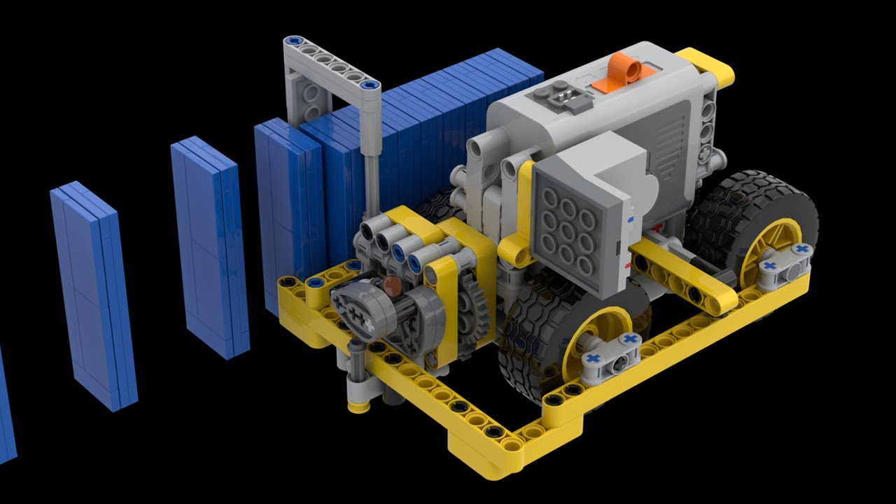 A simple LEGO Domino Machine