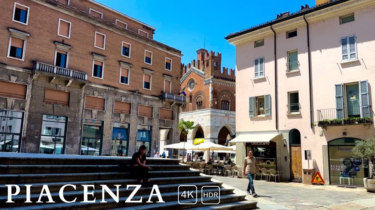 Discover Piacenza: 🇮🇹 A Walking Tour of Italy’s Best Kept Secret, 2024 , 4k , 60fps ,Wanderlust Walk
