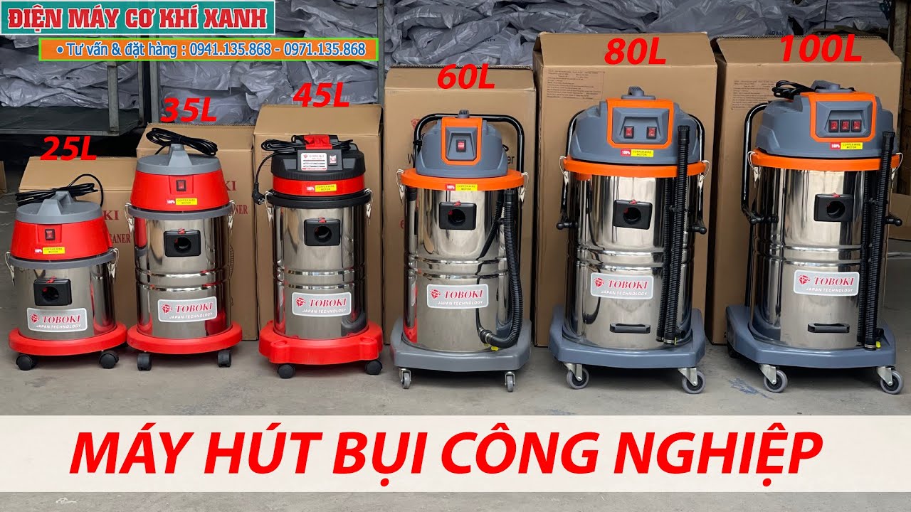 Giới Thiệu Máy Hút Bụi Công Nghiệp, Nhà Xưởng,... TOBOKI