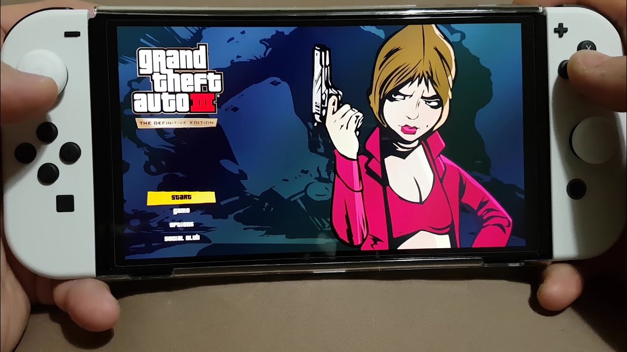 Grand Theft Auto 3 Definitive Edition on Nintendo Switch OLED