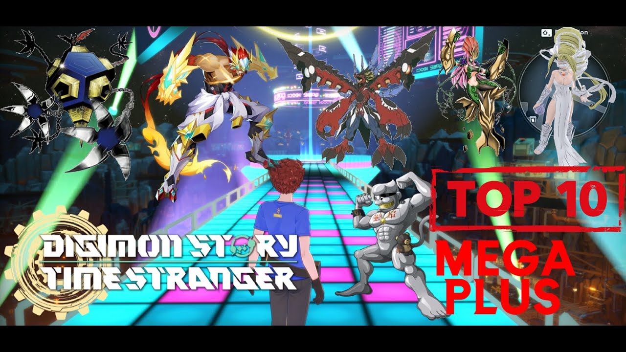 История дигимонов: Time Stranger Топ-10 лучших дигимонов для Mega+