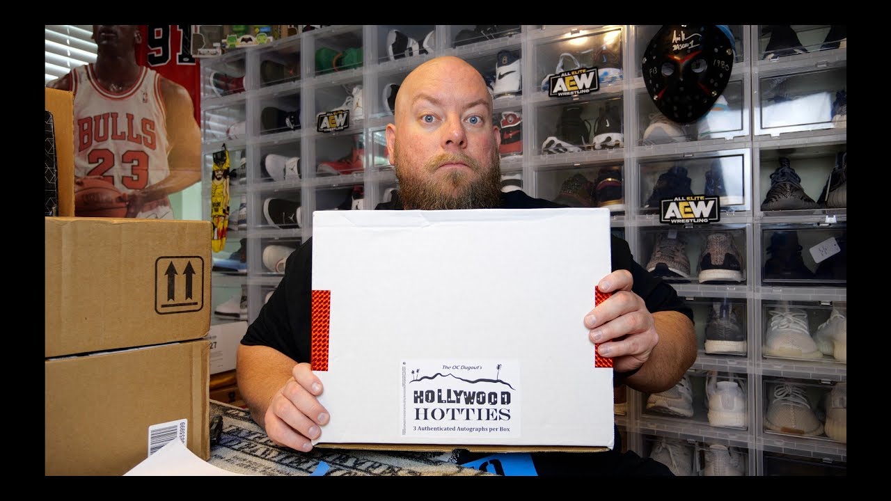 Unboxing the $100 OC Dugout Hollywood Hotties Autograph Mystery Box + 2019 SDCC Funko Pops Unboxing