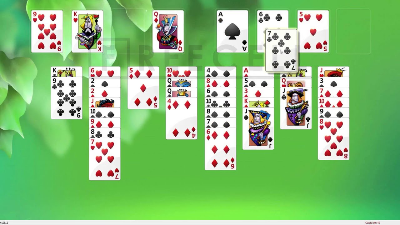 Solution to freecell game #19512 in HD
