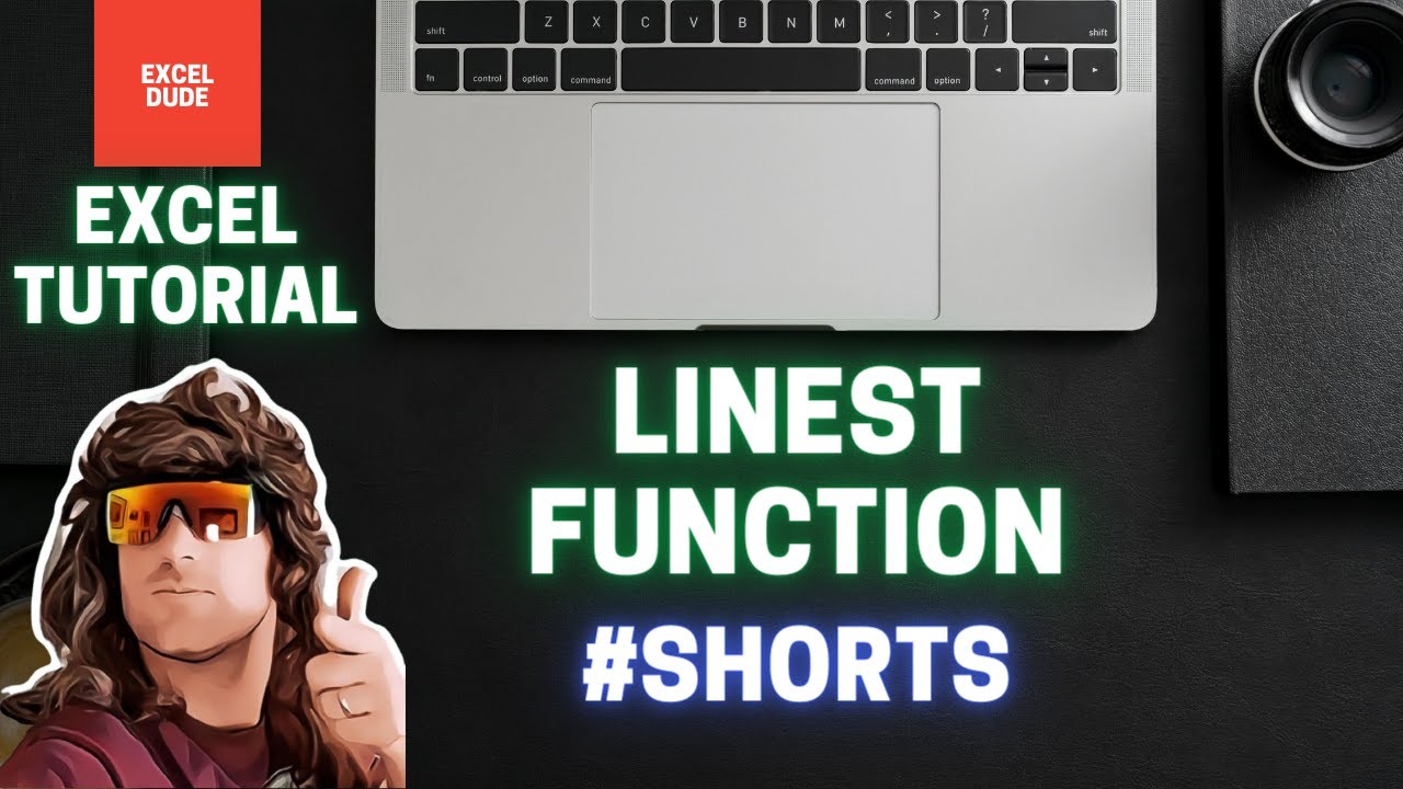 How to use the LINEST Function in Microsoft Excel #shorts #excel excel shorts