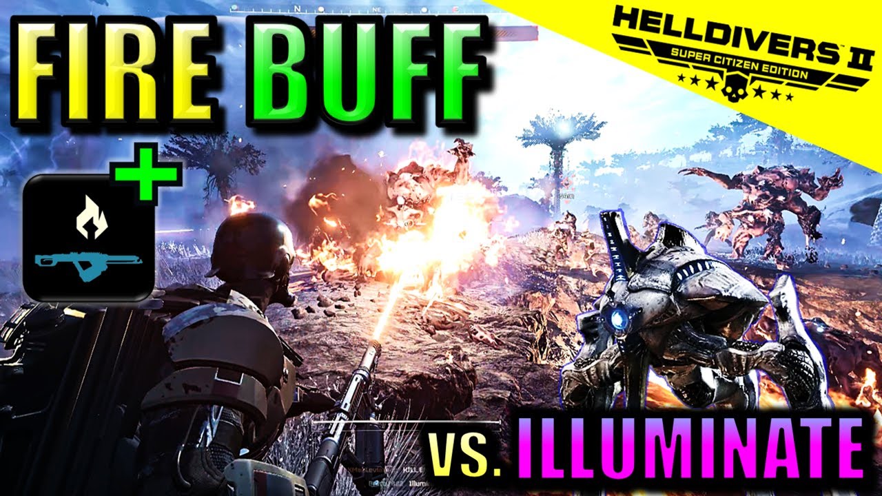 Helldivers 2 - Flamethrower Buff COOKS New Illuminate Enemies - NEW UPDATE