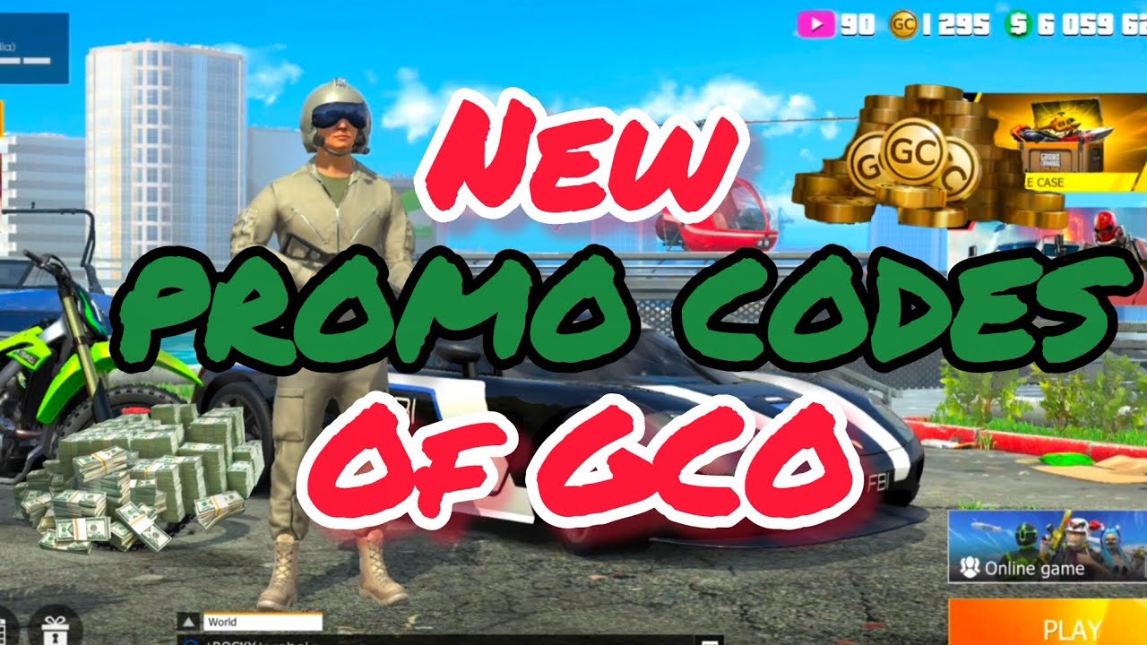 All New Latest PROMO CODES of Grand Crinimal Online|GCO