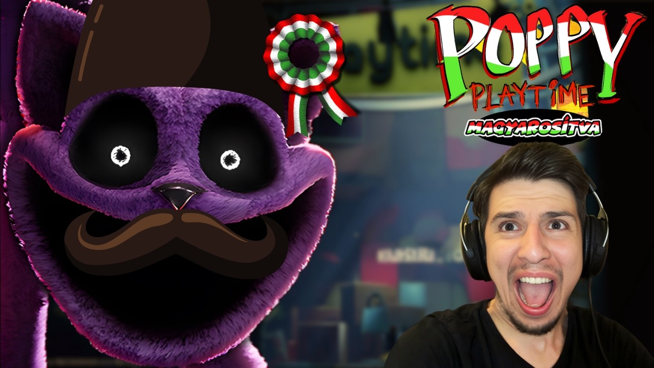 POPPY PLAYTIME, DE CATNAP MAGYAR!