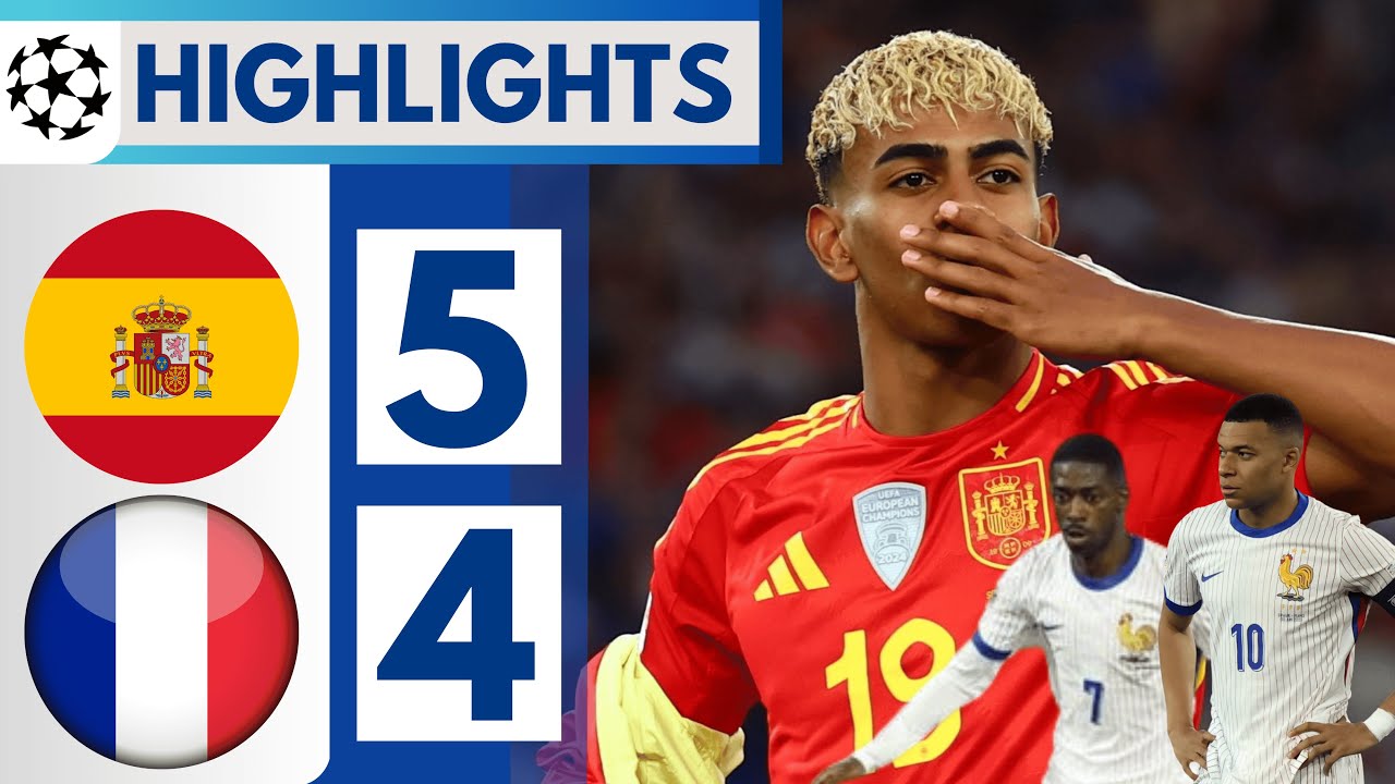 🔴 Spain vs France (5-4) | All GOALS & HIGHLIGHTS | Nations League Semi Finals!