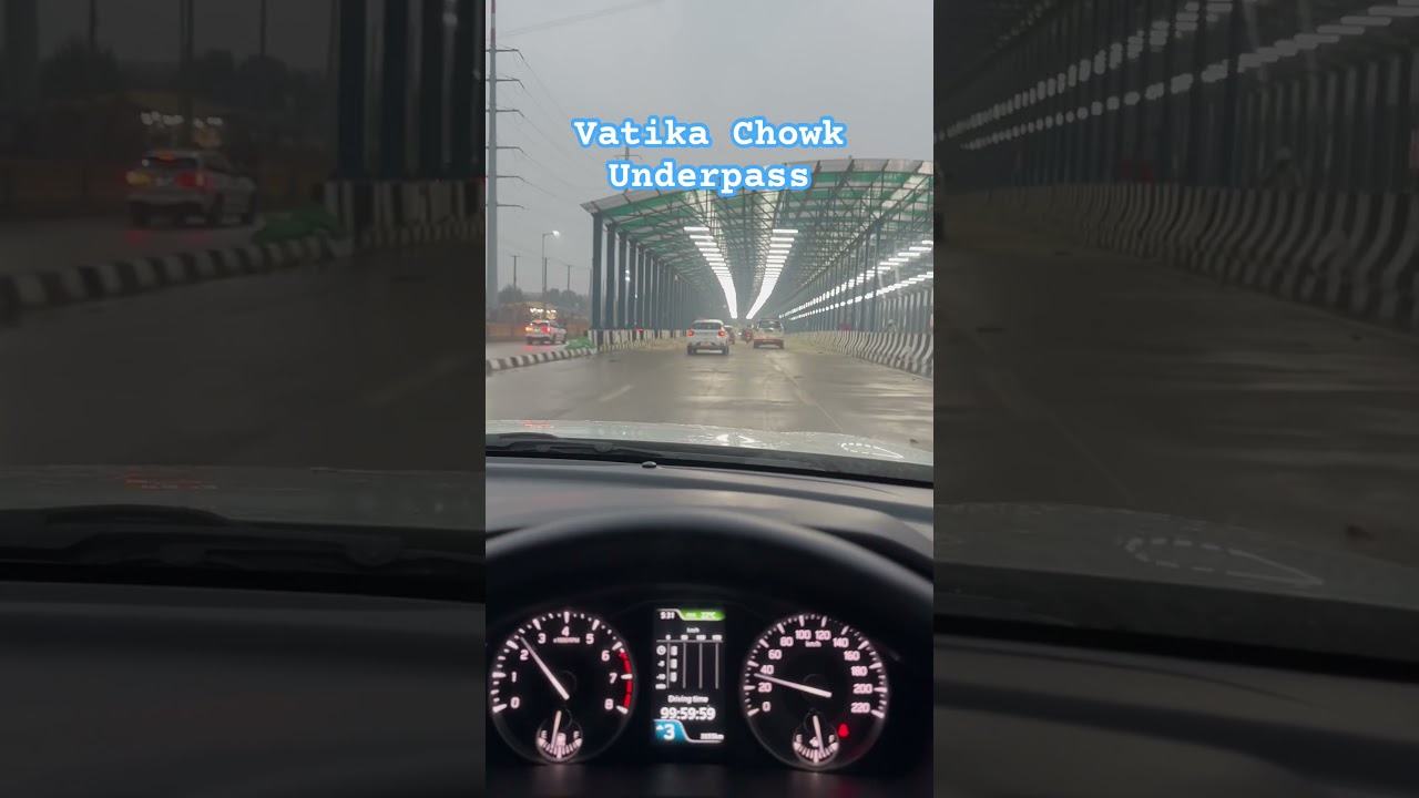 Vatika Chowk Sohna road Underpass Open #gurgaon #sohnaroad