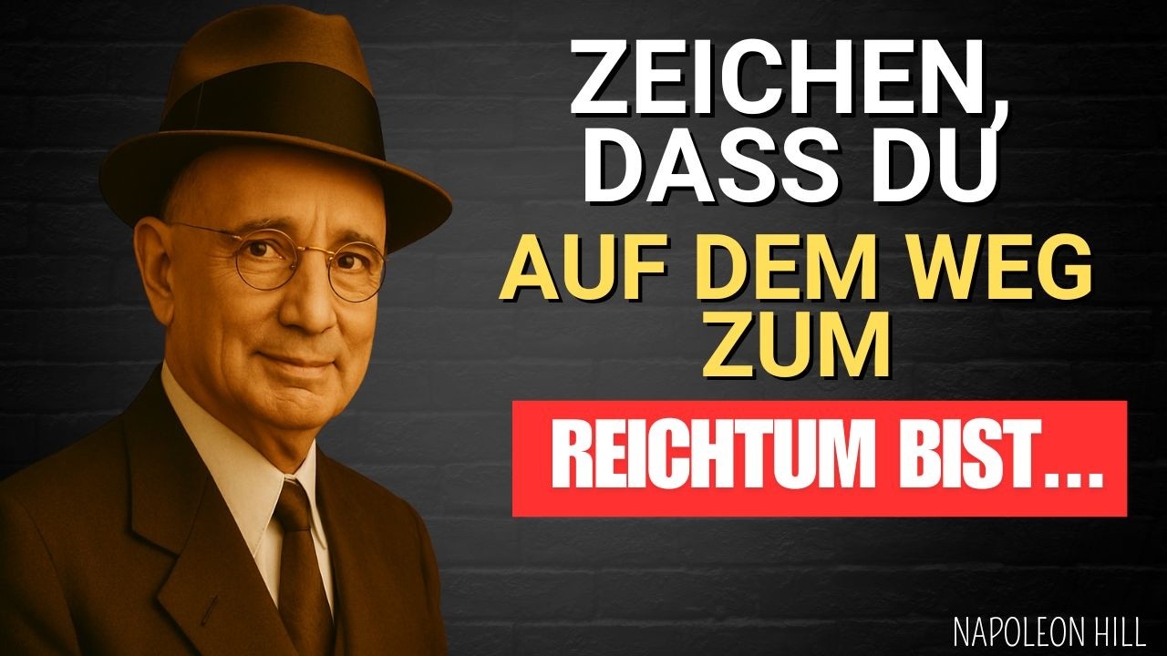 Wenn du diese Zeichen siehst, bist du auf dem Weg zum Reichtum | Napoleon Hill