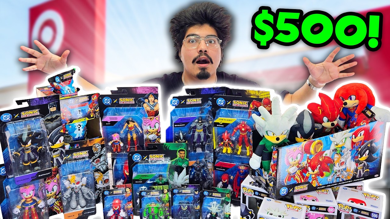 Самая полная распаковка мерча Sonic X DC! (Все фигурки, пакетики-сюрпризы, плюшевые игрушки и мно...