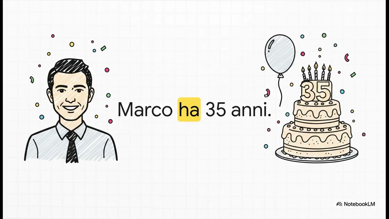 Il Verbo  Avere  e i Numeri
