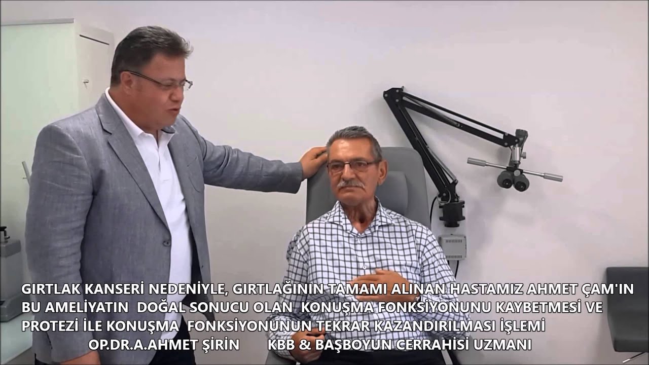 SES PROTEZİ,GIRTLAK KANSERİ AMELİYATI OLANLARDA KONUŞABİLİR