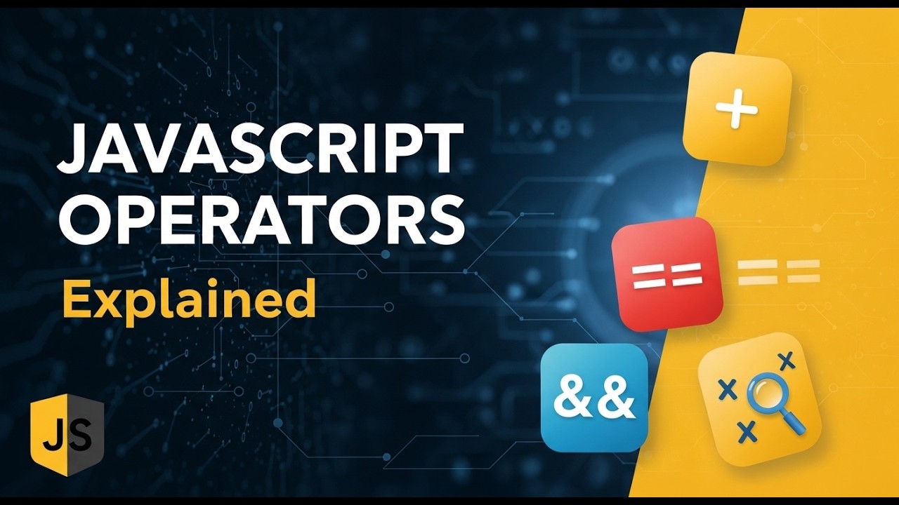 Operators in Javascript Explained Urdu/Hindi