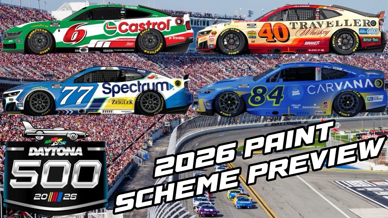 NASCAR Cup Series 2026 Daytona 500 Paint Scheme Preview