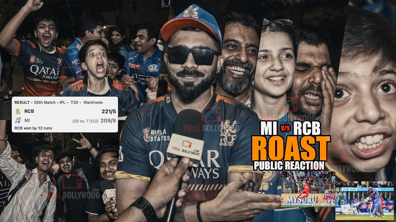 MI vs RCB | Public Crazy Reaction outside Wankhede Stadium after RCB won by 12 runs | IPL 2025