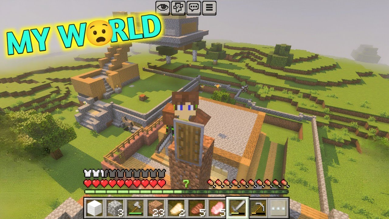 Yeh Mera Minecraft World Hai | Bhai Ke Sath Multiplayer Khelta Hu