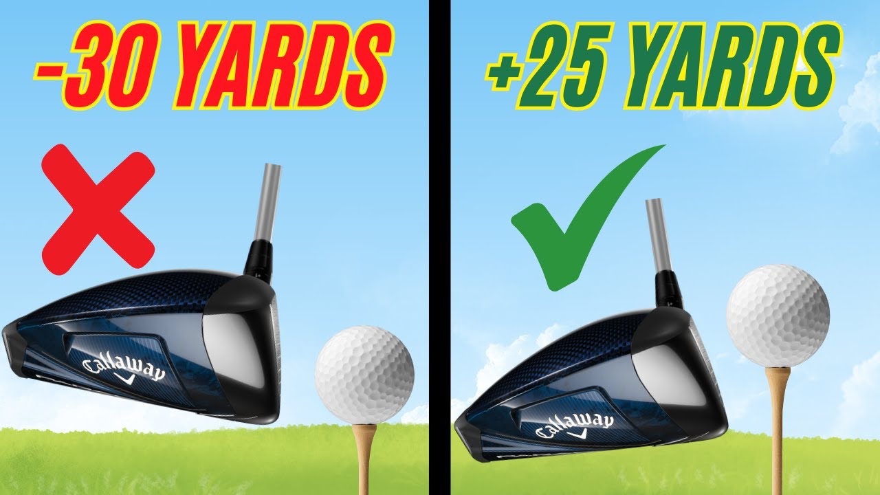 Unlock More Distance & Accuracy: Increase Your Tee Height to Hit Longer, Straighter Drives!